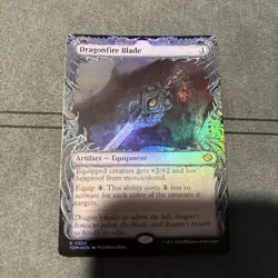 Dragonfire Blade (Showcase) - FOIL - R Tarkir: Dragonstorm 324 - MTG - Image 1
