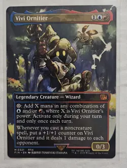 Vivi Ornitier MTG (Borderless )Magic the Gathering Final Fantasy - Image 1