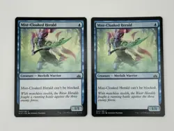 2x Mist-Cloaked Herald - Rivals of Ixalan - Magic The Gathering MTG 043/196 NM - Image 1