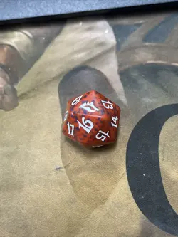?? Magic The Gathering Spindown Red Lorwyn D20 (X1) Dice MTG ?? - Image 1