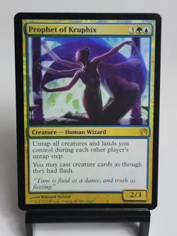 Magic The Gathering - Theros - Prophet of Kruphix - FOIL - MP - Image 1