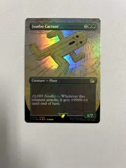 Jumbo Cactuar (Borderless) Final Fantasy Foil - Image 1