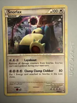 Pokemon TCG Snorlax Call of Legends 33/95 Regular Rare Card - Image 1