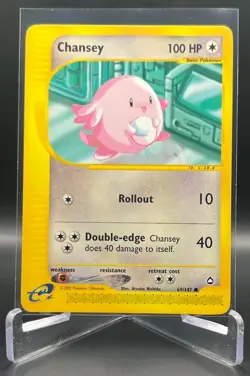 Pokemon TCG Aquapolis CHANSEY Regular, Common - #69/147 - Image 1