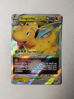 Pokemon Go TCG Dragonite VSTAR Holo Ultra Rare Card 50/78 NM Condition - Image 1