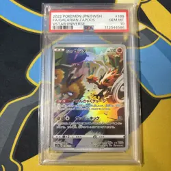 Pokemon - 2022 - VSTAR Universe - FA Galarian Zapdos - 188/172 - PSA 10 - Image 1