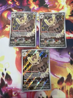 x3 2023-25 Pokemon SV Black Star Promos SVP EN Noctowl #141 - Image 1