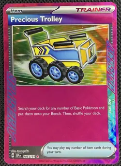 2024 Pokemon Scarlet & Violet Surging Sparks Precious Trolley Ace Spec 185/191 - Image 1