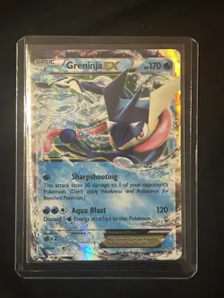 Pokemon TCG Holo Ultra Rare Greninja EX XY20 Promo - Image 1