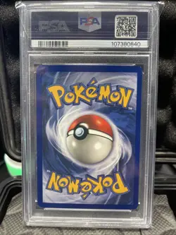 1999 Pokemon Fossil 1st Edition Holo Lapras #10 PSA 8 NM-MT - Image 2
