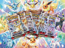 Pokemon TCG Prismatic Evolutions Booster Bundles Lot Of 9 Factory Sealed New - Image 1