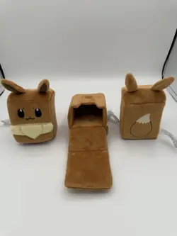 NEW Plush Eevee Deck Box - Prismatic Evolutions Super Premium - Furry & Fuzzy - Image 2