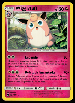 Pokemon - SM - Lost Thunder Wigglytuff 134/214 Rare - NM - Image 1