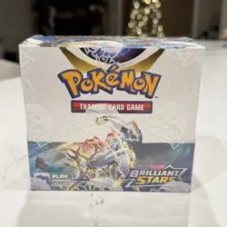 Pokemon TCG: Sword & Shield - Brilliant Stars Booster Box 36 Packs New Sealed - Image 1