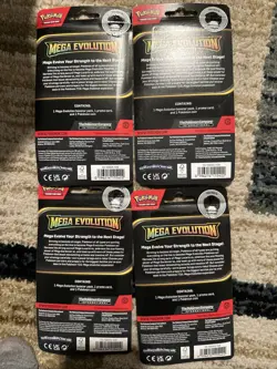 4x Pokemon TCG: Mega Evolution Booster Pack Blister - Drifloon Promo SEALED - Image 2