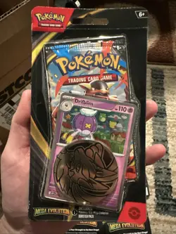 4x Pokemon TCG: Mega Evolution Booster Pack Blister - Drifloon Promo SEALED - Image 3