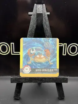 1999 3D Artbox Pokemon Action Flipz - Premier Edition #24 Krabby/Kingler LP - Image 2