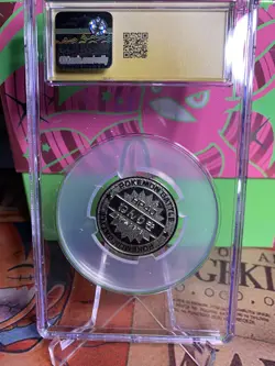Kadabra Pokemon Vintage Meiji Battle Coin Metal Japanese - Cgc 10 Pristine - Image 3