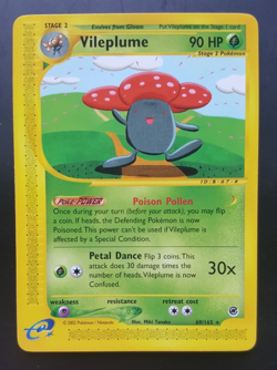 Vileplume - 69/165 - Expedition Rare Non-Holo Pokemon TCG 2002 - NEAR MINT - Image 1
