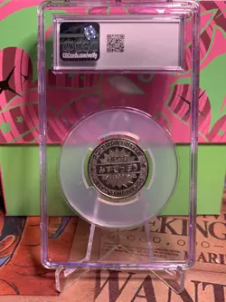 Squirtle Pokemon Rare Vintage Meiji Battle Coin Metal Japanese Cgc 10 Gem Mint - Image 3