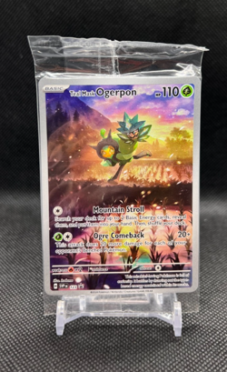 Pokemon TCG Teal Mask Ogerpon SVP123 Black Star Promo Twilight Masquerade Sealed - Image 1