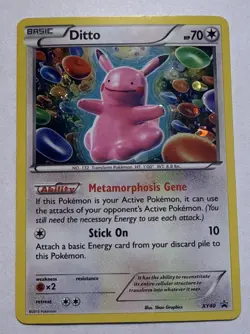 Pokemon Ditto XY40 XY Black Star Promo Holo LP++ - Image 1