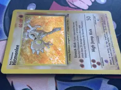 Hitmonlee Holo #7 - Fossil Unlimited Edition - Pokemon TCG [MP] - Image 5
