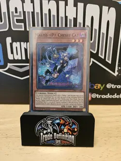 Maliss (P) Chessy Cat CRBR-EN016 Super Rare 1st Edition YuGiOh - Image 1