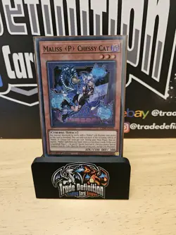 Maliss (P) Chessy Cat CRBR-EN016 Super Rare 1st Edition YuGiOh - Image 3