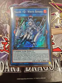 Maliss Q White Binder CRBR-EN019 Super Rare 1st Edition YuGiOh - Image 1