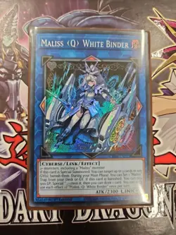 Maliss Q White Binder CRBR-EN019 Super Rare 1st Edition YuGiOh - Image 2
