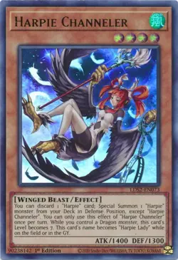 Harpie Channeler - LDS2-EN073 - PURPLE Ultra Rare - 1st Edition Yugioh - Image 1