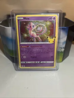 Pokemon TCG Mew Holo Rare Card 11/25 Celebrations 25th Anniversary - Image 1