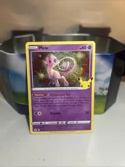 Pokemon TCG Mew Holo Rare Card 11/25 Celebrations 25th Anniversary - Image 2