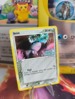 Pokemon Karte Card Aron Stollunior Ex Crystal Guardians Reverse Holo Mint - Image 1