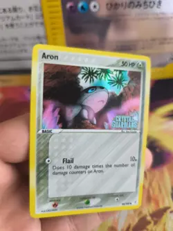 Pokemon Karte Card Aron Stollunior Ex Crystal Guardians Reverse Holo Mint - Image 2
