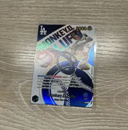 One Piece Los Angeles Dodgers Monkey D. Luffy Promo Card English - Image 1