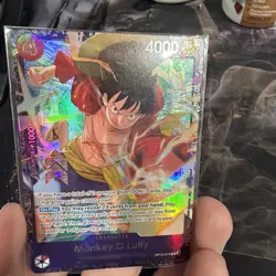 Monkey.D.Luffy OP12-015 Treasure Cup Promo Prize One Piece Card English - Image 3