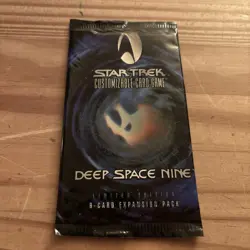 STAR TREK DEEP SPACE NINE, DS9 SEALED PACK OF 9 CARDS - Image 1