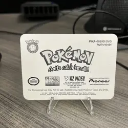 1998 Pokemon Marill 3D Lenticular Promo Card Viz Video Pioneer PIKA-0029D/DVD - Image 5