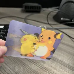 Pokemon Pikachu Raichu 3D Lenticular Promo Card Viz Video Pioneer PIKA-0030D/DVD - Image 3