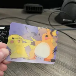 Pokemon Pikachu Raichu 3D Lenticular Promo Card Viz Video Pioneer PIKA-0030D/DVD - Image 5