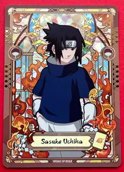 Sasuke Uchiha NARUTO NRSA01-SP-002L5 Naruto Kayou Card - ENGLISH - Heaven Scroll - Image 1
