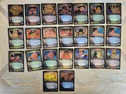 23x Dragon Ball Z CCG SCORE Saiyan Saga Limited Foil Cards Common - Unplayed NM - Image 1