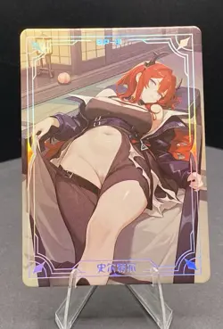 Surtr Arknights SP Card Goddess Story Under the Nightgown Waifu Anime - Image 1