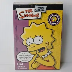 The Simpsons Trading Card Game Lisa Simpson Theme 1-player Deck 40 Cards 2003 - Image 1