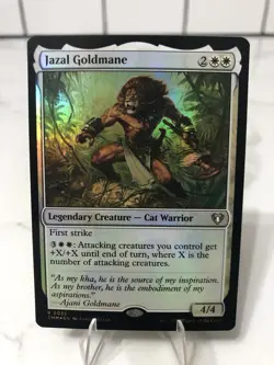 Jazal Goldmane Commander Masters Foil - Image 1