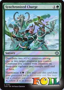 Synchronized Charge 0162 MTG Tarkir: Dragonstorm Uncommon NP Foil - Image 1