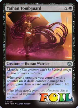 Yathan Tombguard 0100 MTG Tarkir: Dragonstorm Uncommon NP Foil - Image 1