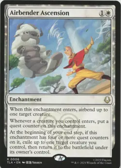 Airbender Ascension R Avatar: The Last Airbender 6 NM MTG - Image 1